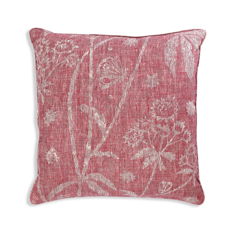 Square Cushion in Pink Astrea