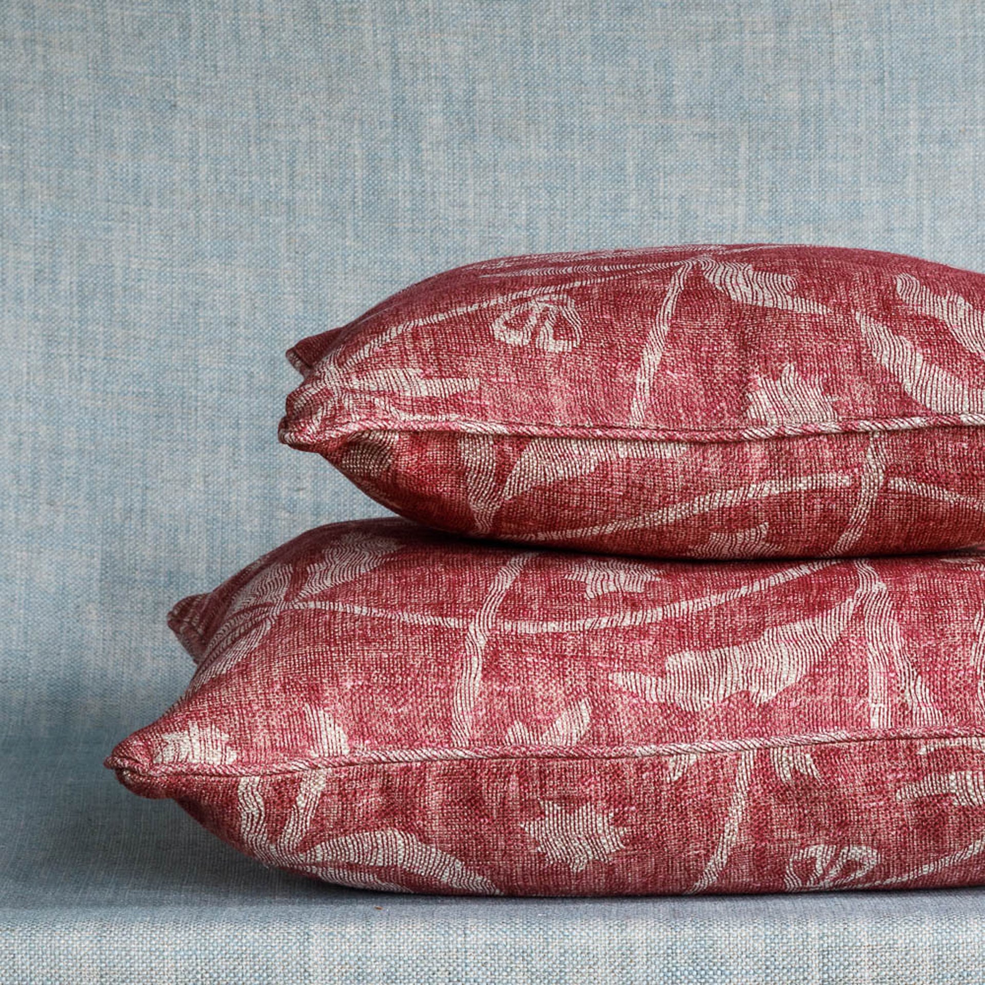 Square Cushion in Pink Astrea