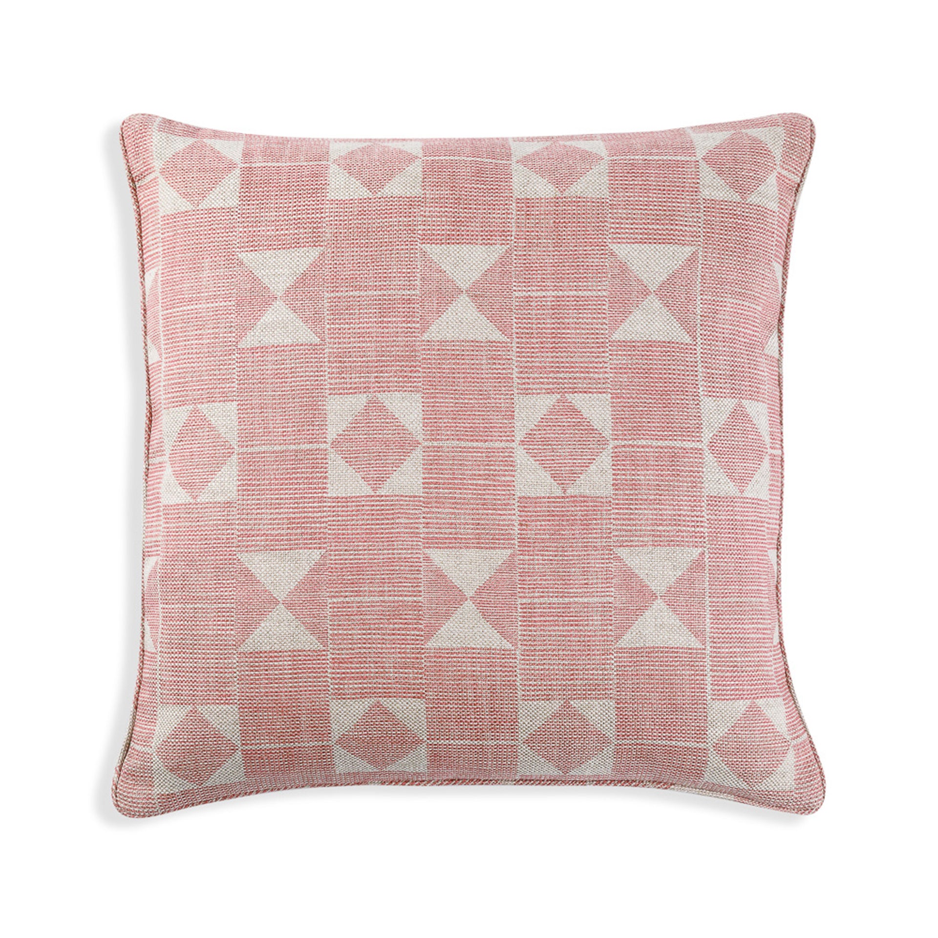 Square Cushion in Pink Flag