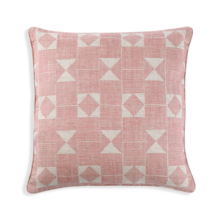 Square Cushion in Pink Flag