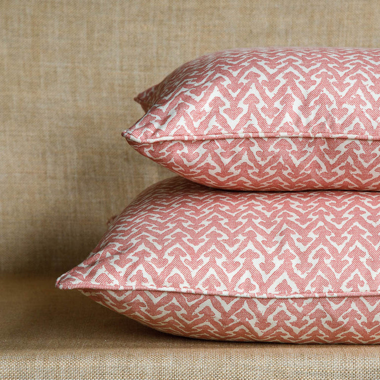 Square Cushion in Pink Rabanna