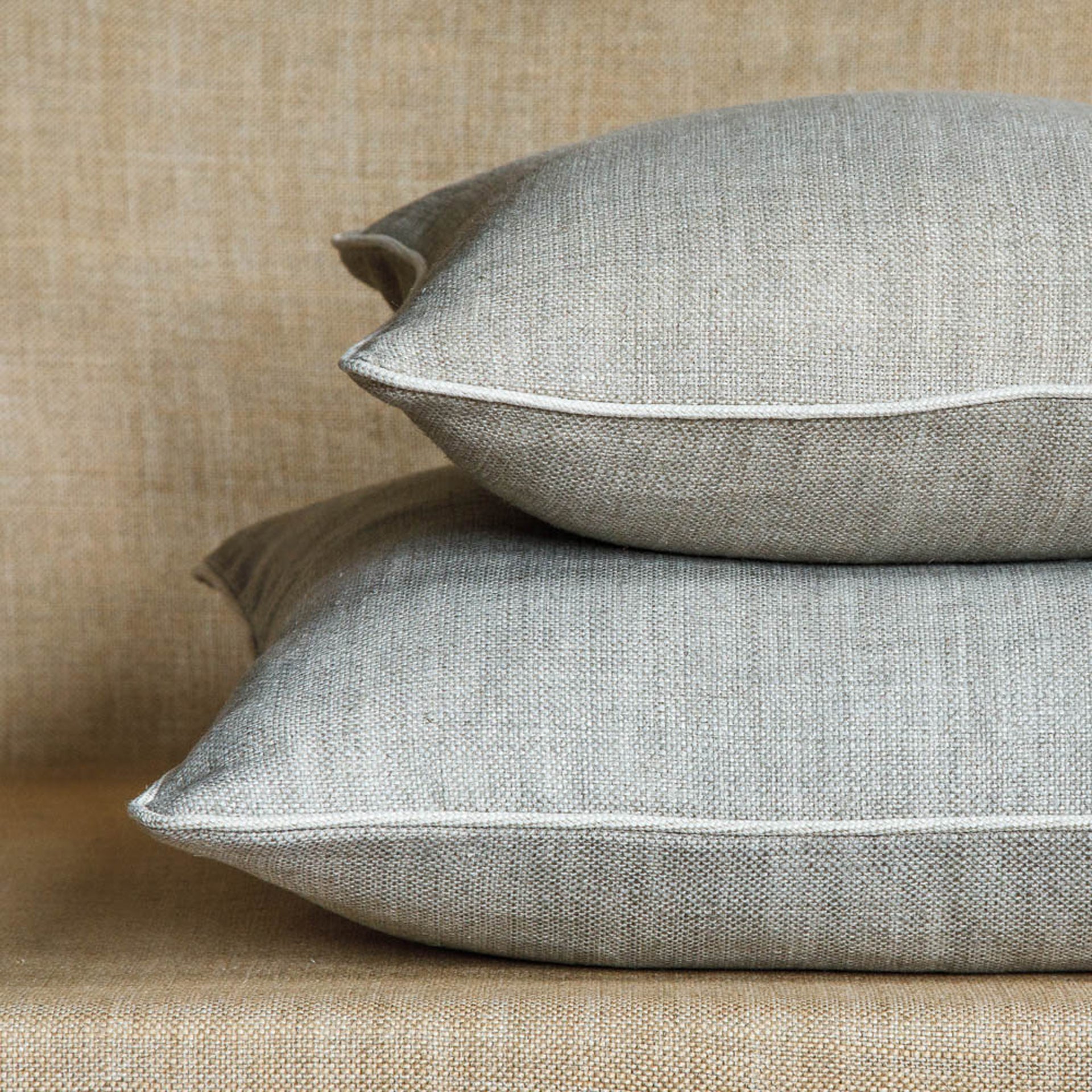 Square Cushion in Silver Something