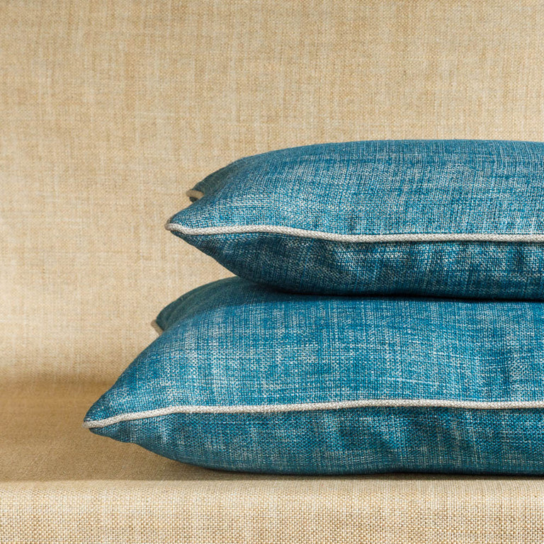 Square Cushion in Suede Shoes