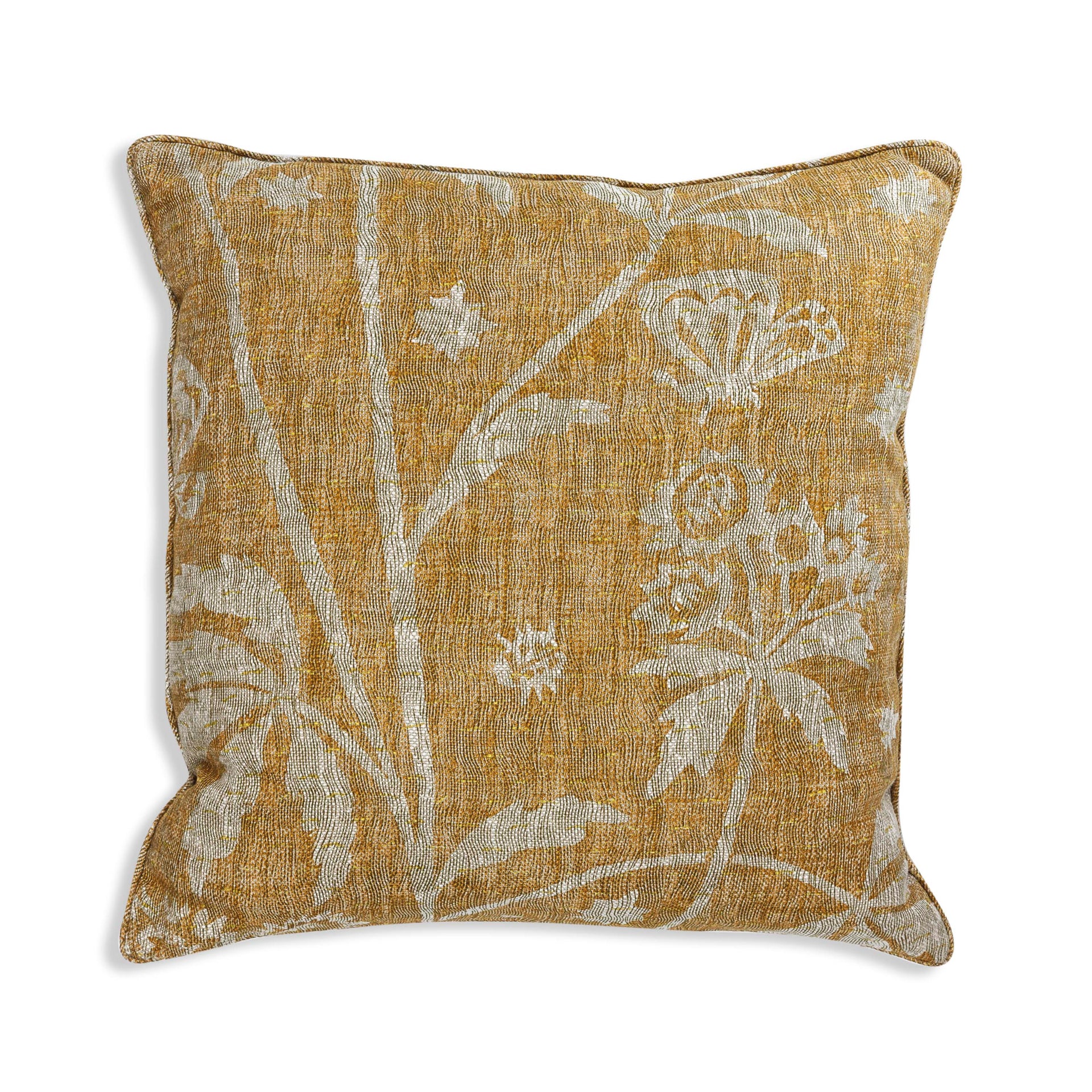 Square Cushion in Yellow Astrea