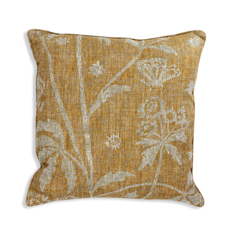 Square Cushion in Yellow Astrea