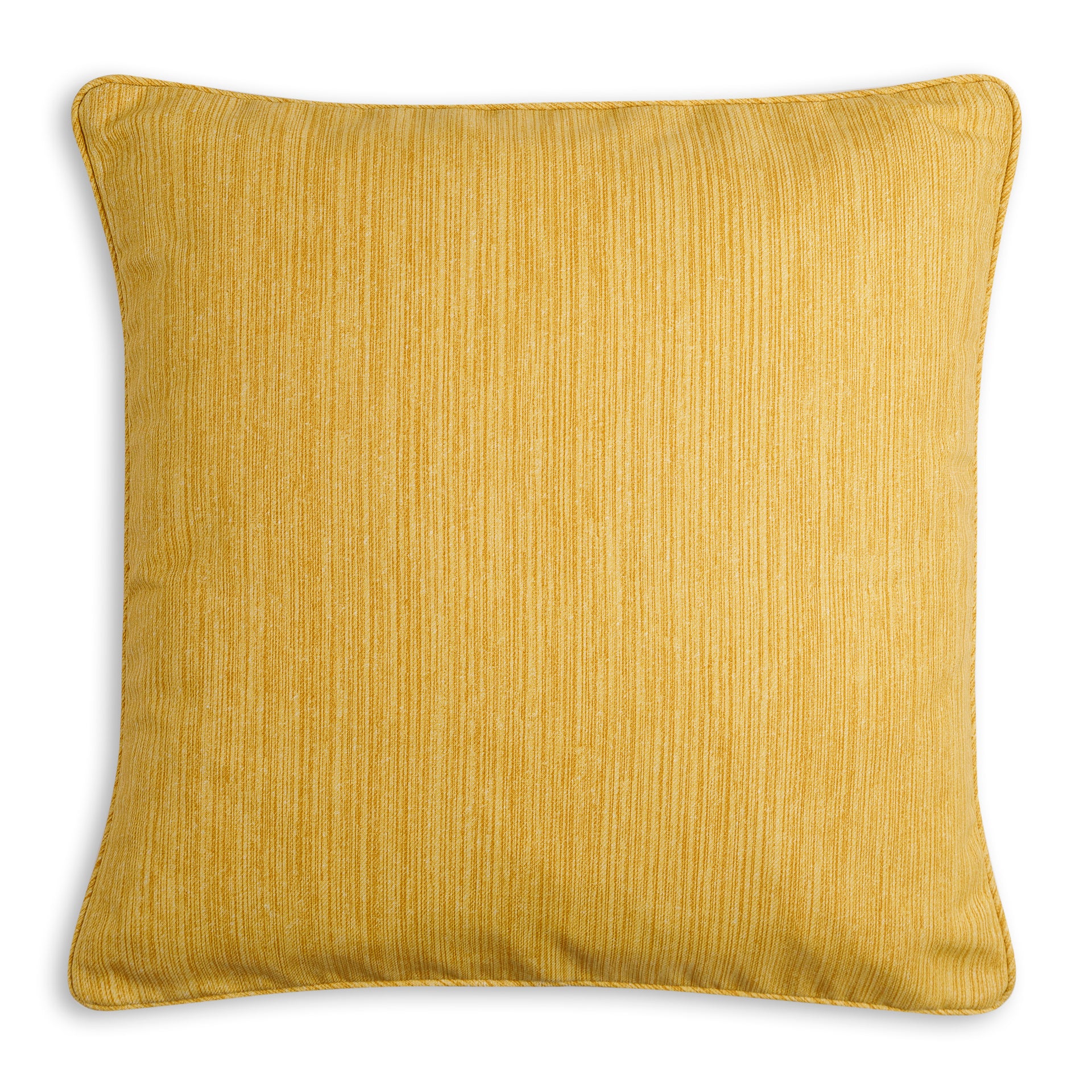 Square Outdoor Cushion in Yellow Brick Road Strié