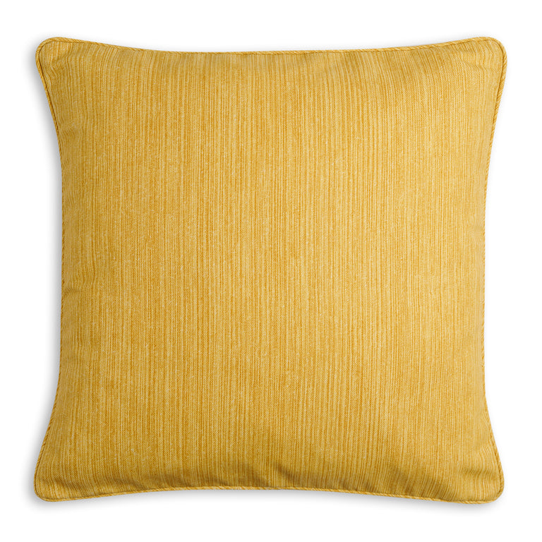 Square Outdoor Cushion in Yellow Brick Road Strié