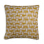 Square Cushion in Yellow Salina