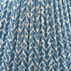 Light Cotton Fabric Sample in Blue Rabanna