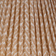 Light Cotton Fabric Sample in Nut Brown Rabanna