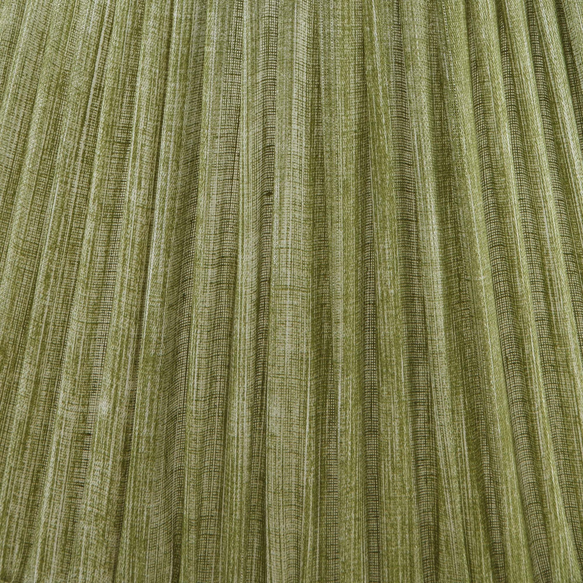 Oval Gathered Lampshade in Kintyre Green