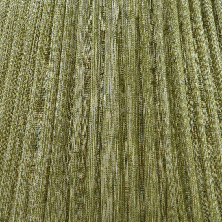 Oval Gathered Lampshade in Kintyre Green