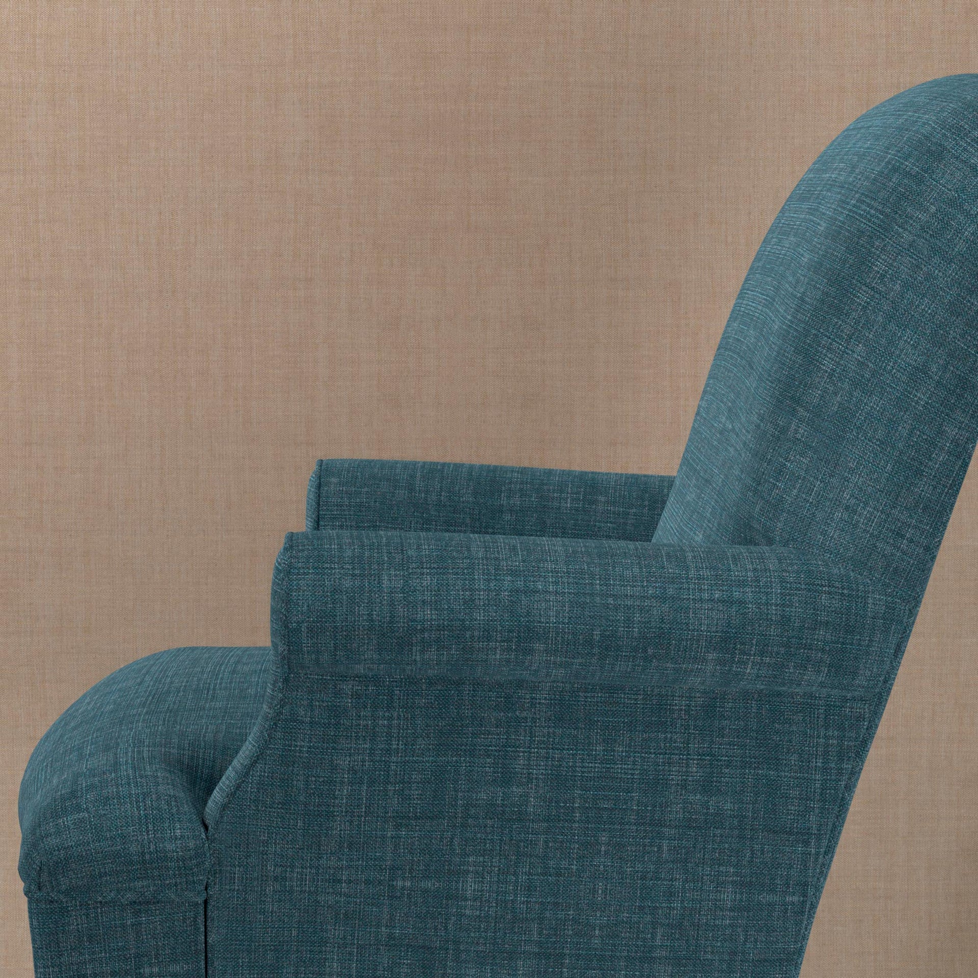 Plain Linen Fabric 033 - Suede Shoes
