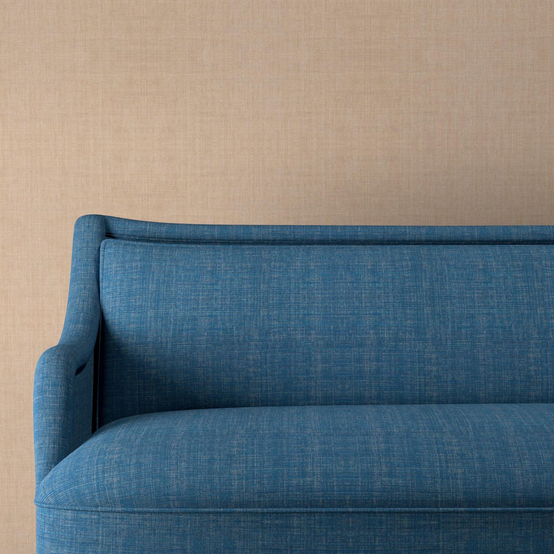 Plain Linen Fabric 034 - Sacre Bleu
