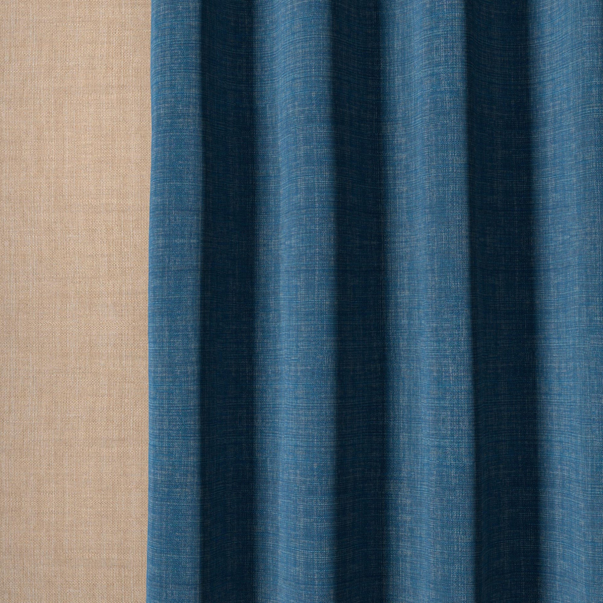 Plain Linen Fabric 034 - Sacre Bleu