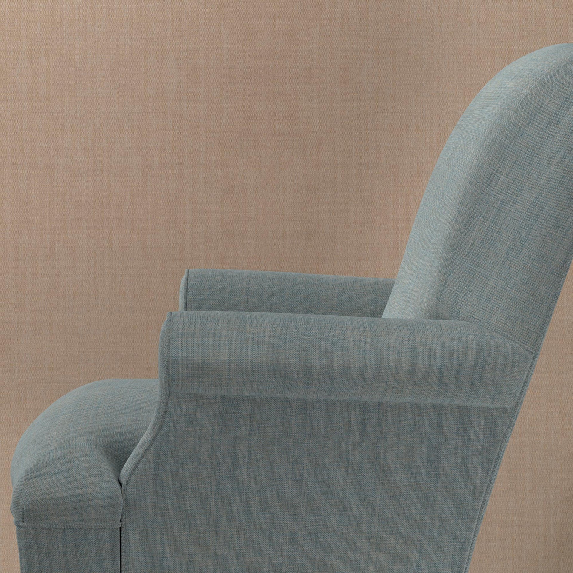 Plain Linen Fabric 052 - Heron