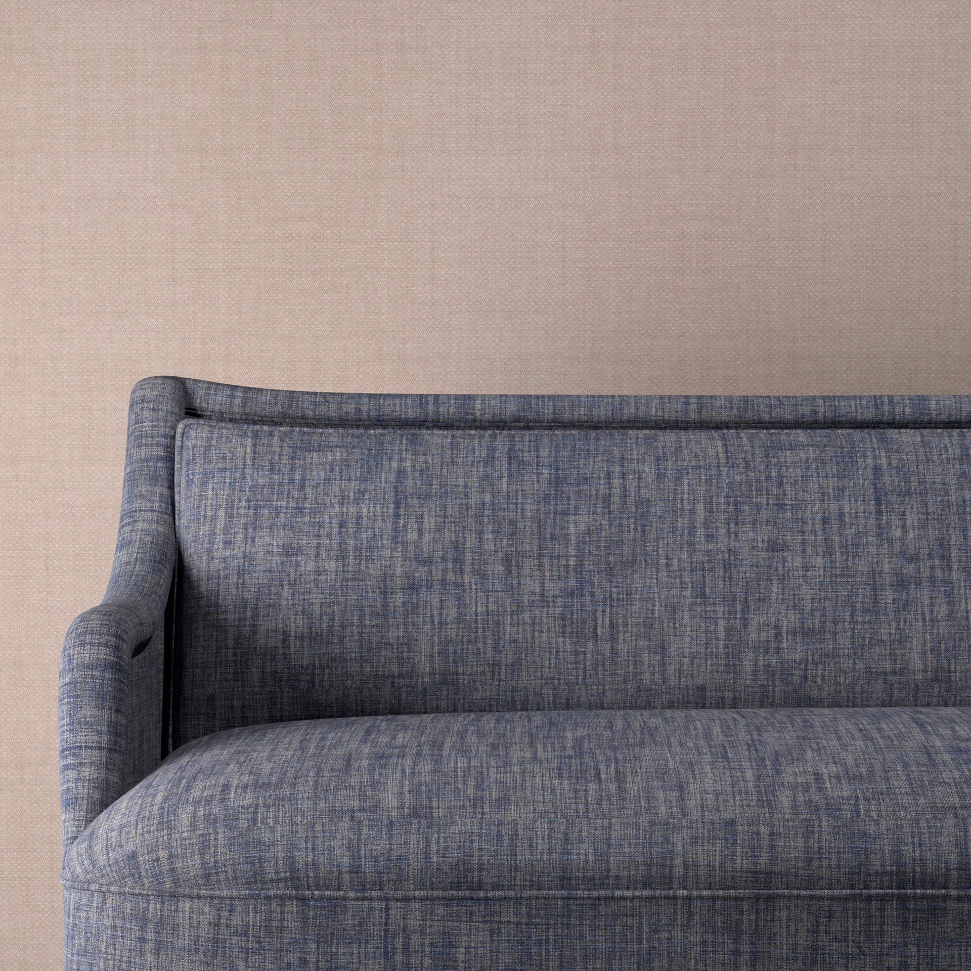 Plain Linen Fabric 124 - Electric Grey
