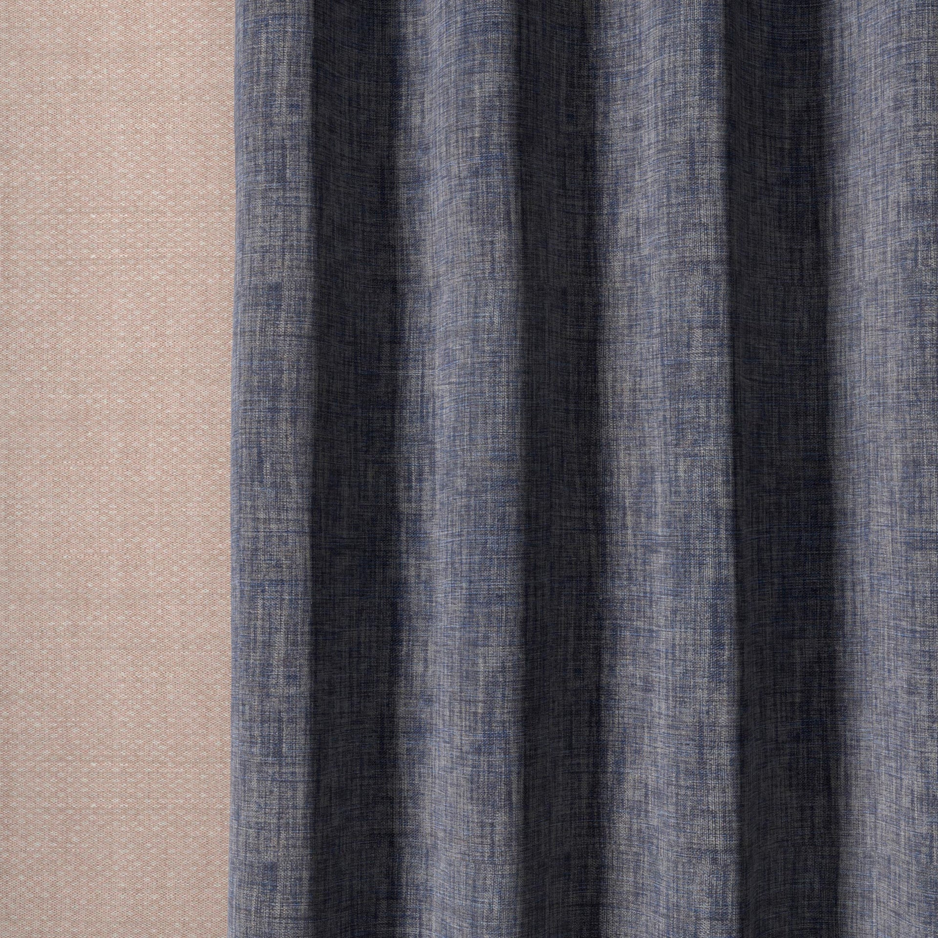 Plain Linen Fabric 124 - Electric Grey