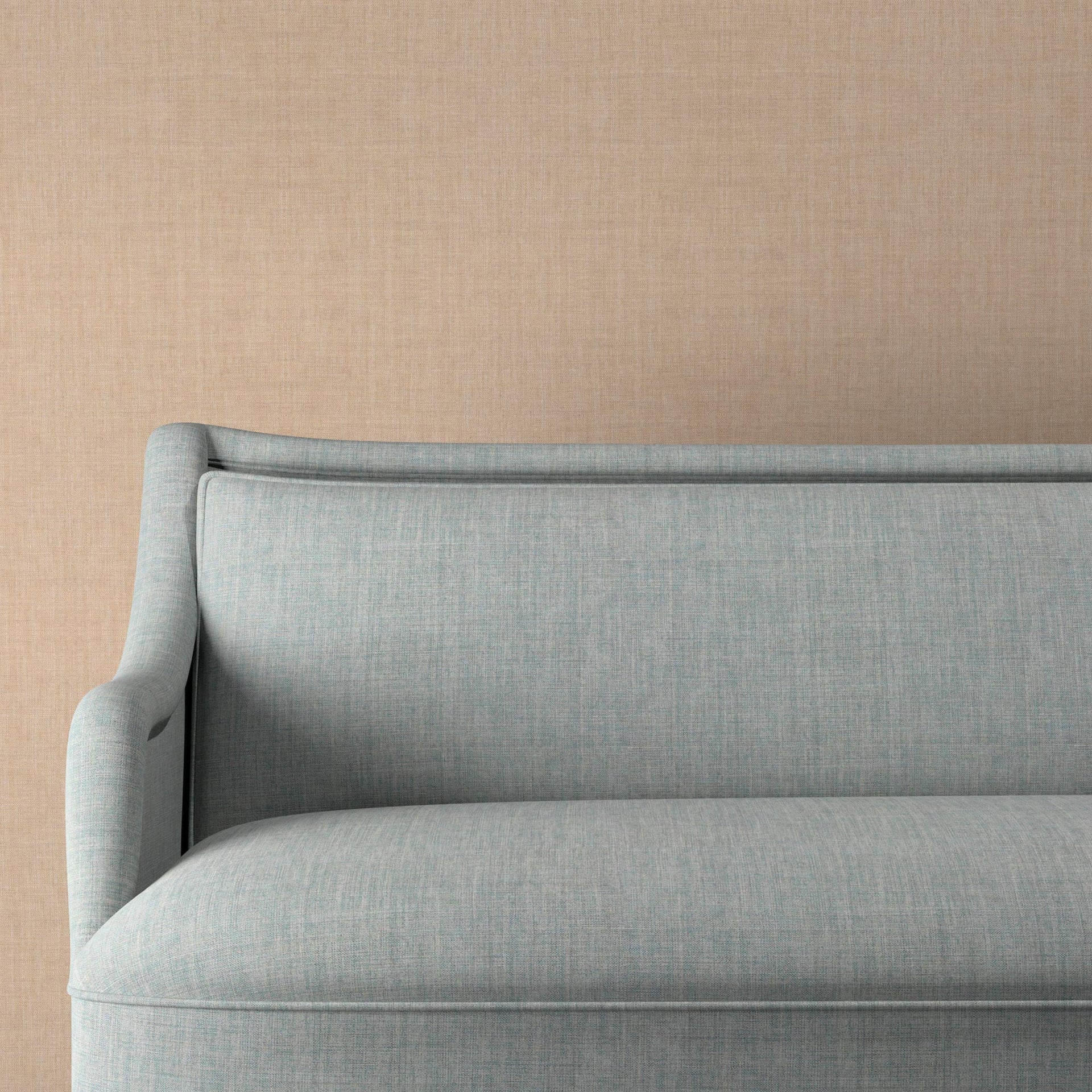 Plain Linen Fabric 126 - Rain