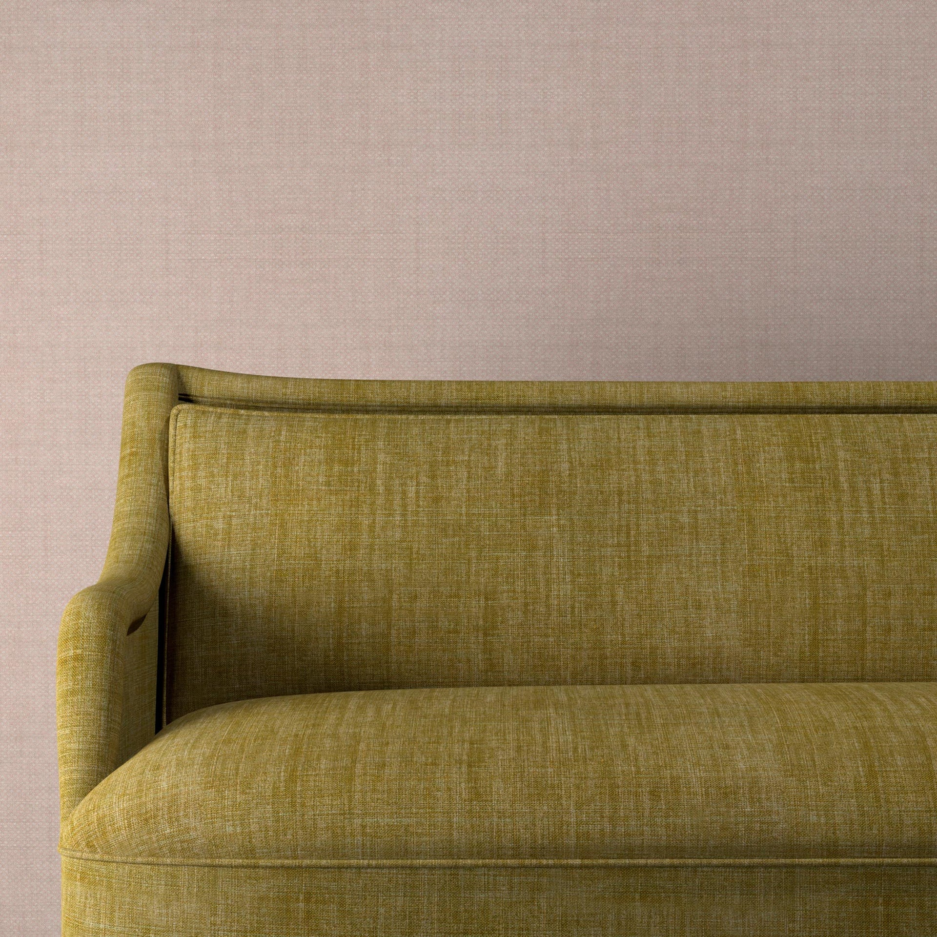 Plain Linen Fabric 022 - Goose Green