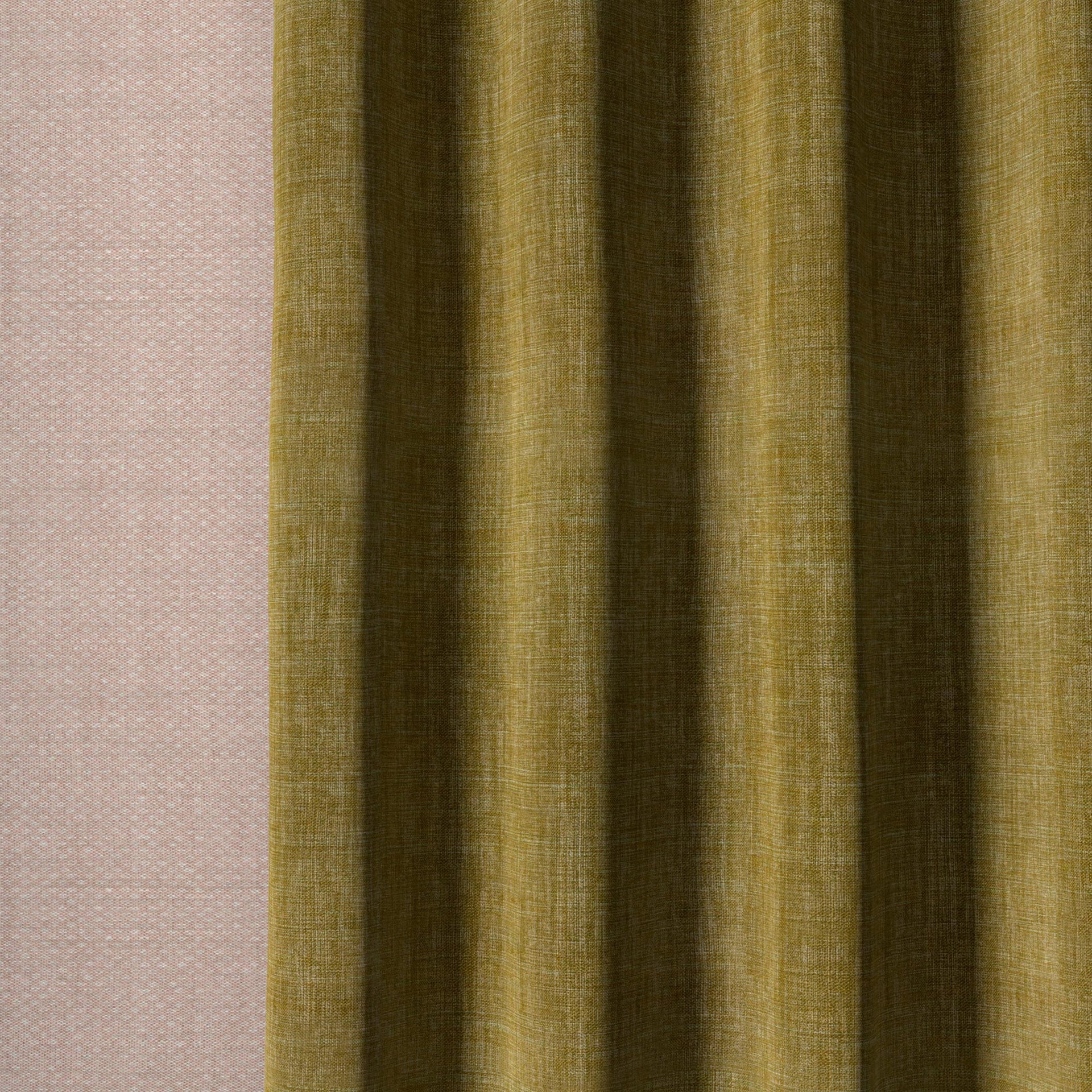Plain Linen Fabric 022 - Goose Green