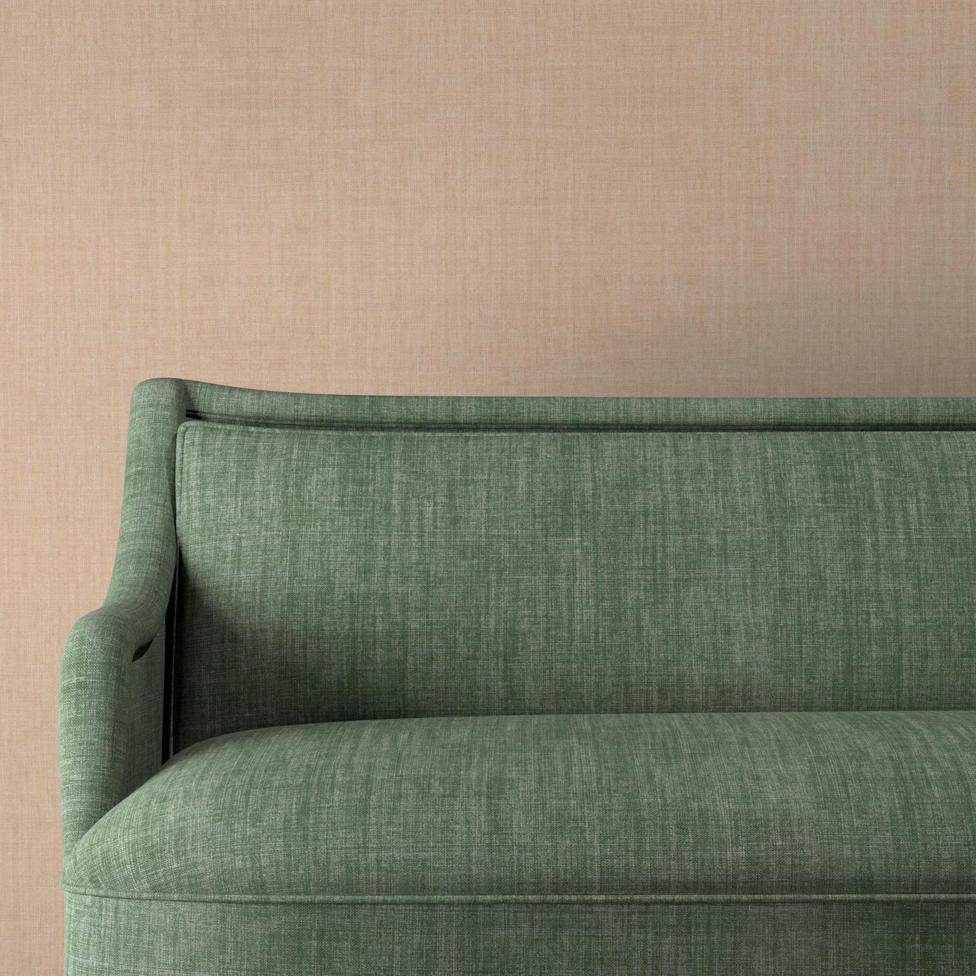 Plain Linen Fabric 024 - Parsons Green