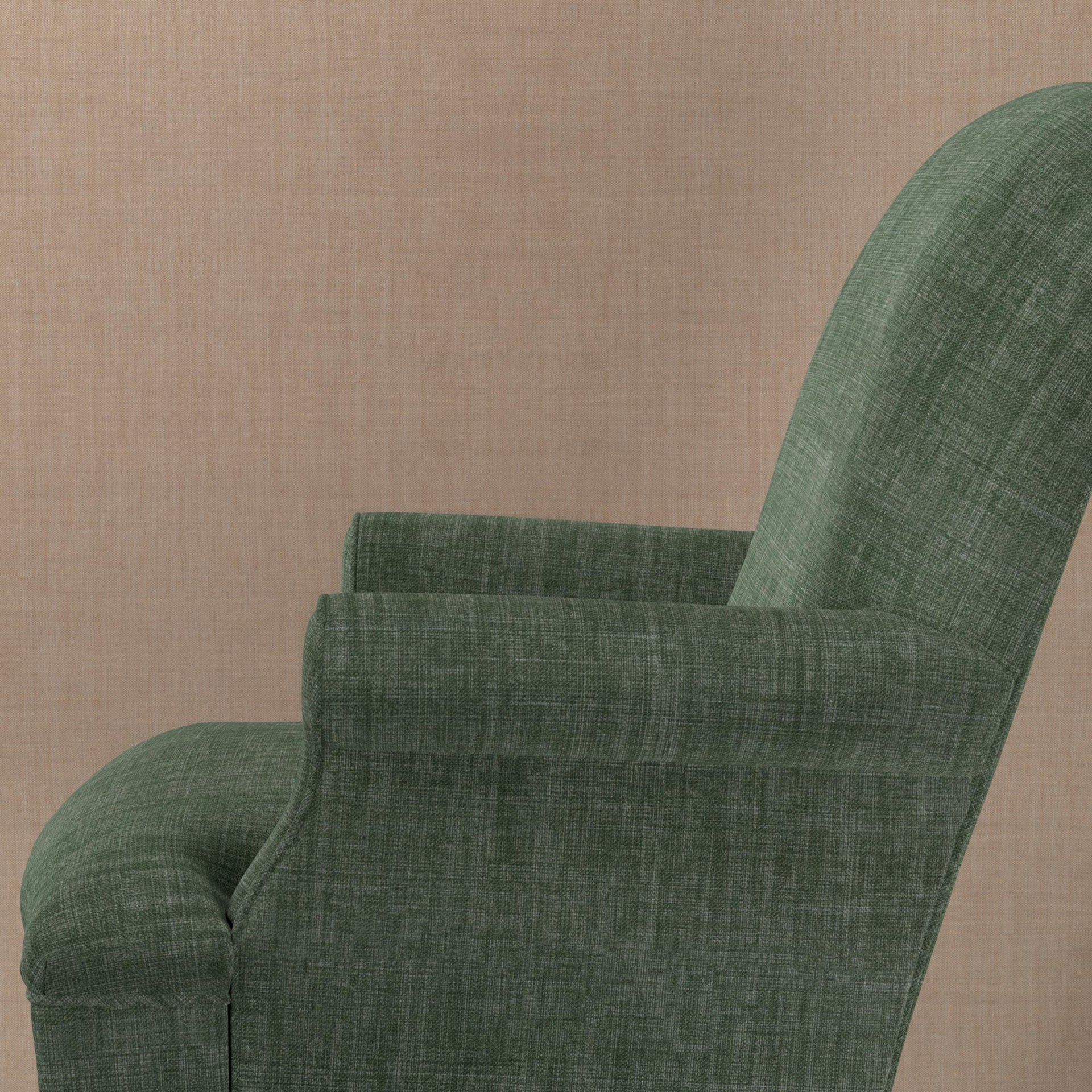 Plain Linen Fabric 024 - Parsons Green