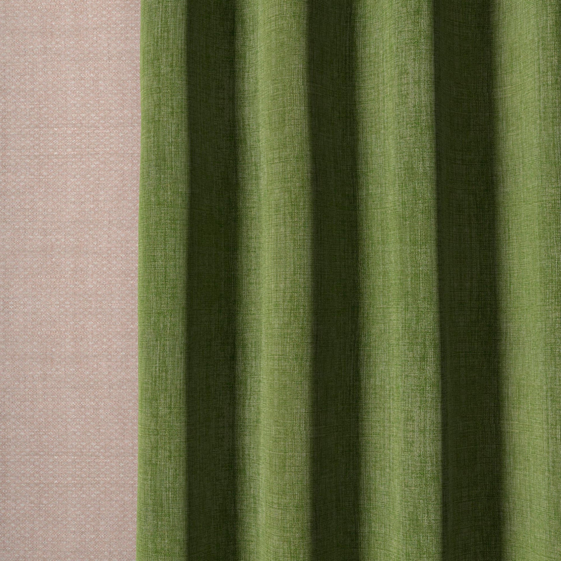 Plain Linen Fabric 026 - Kintyre Green