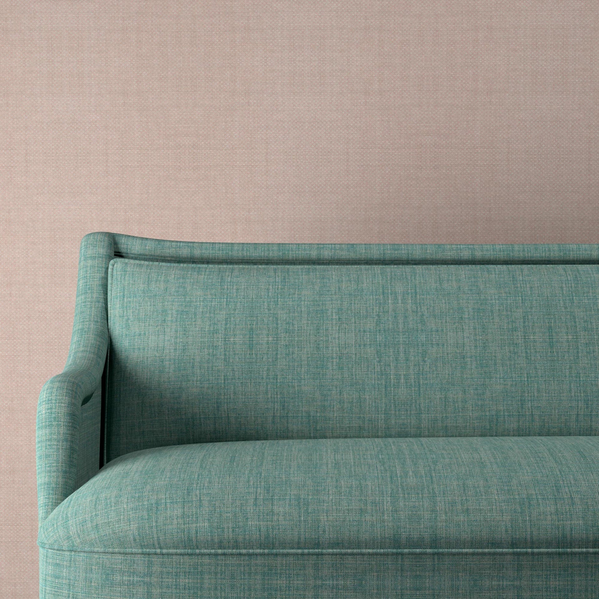 Plain Linen Fabric 036 - Teal Request