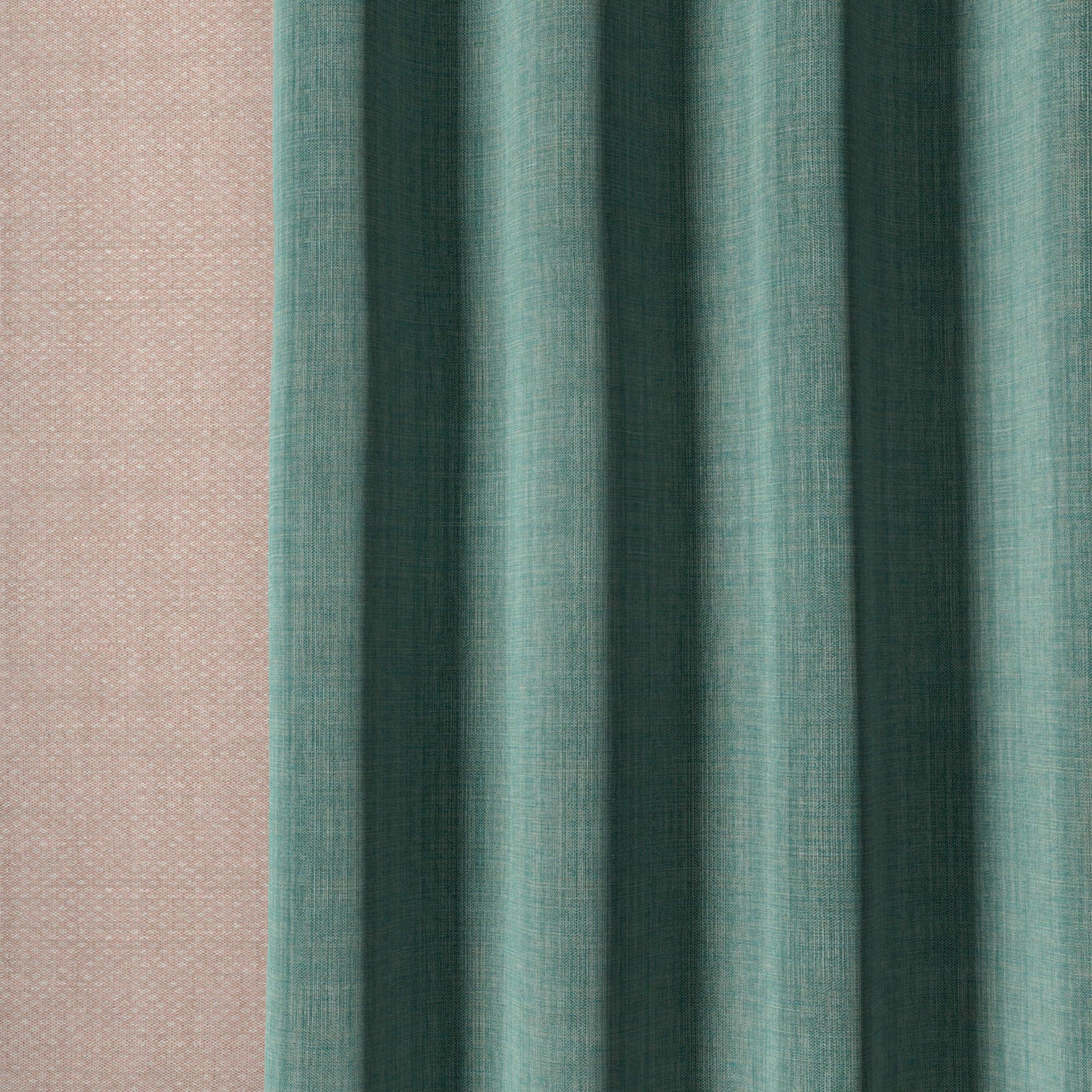 Plain Linen Fabric 036 - Teal Request