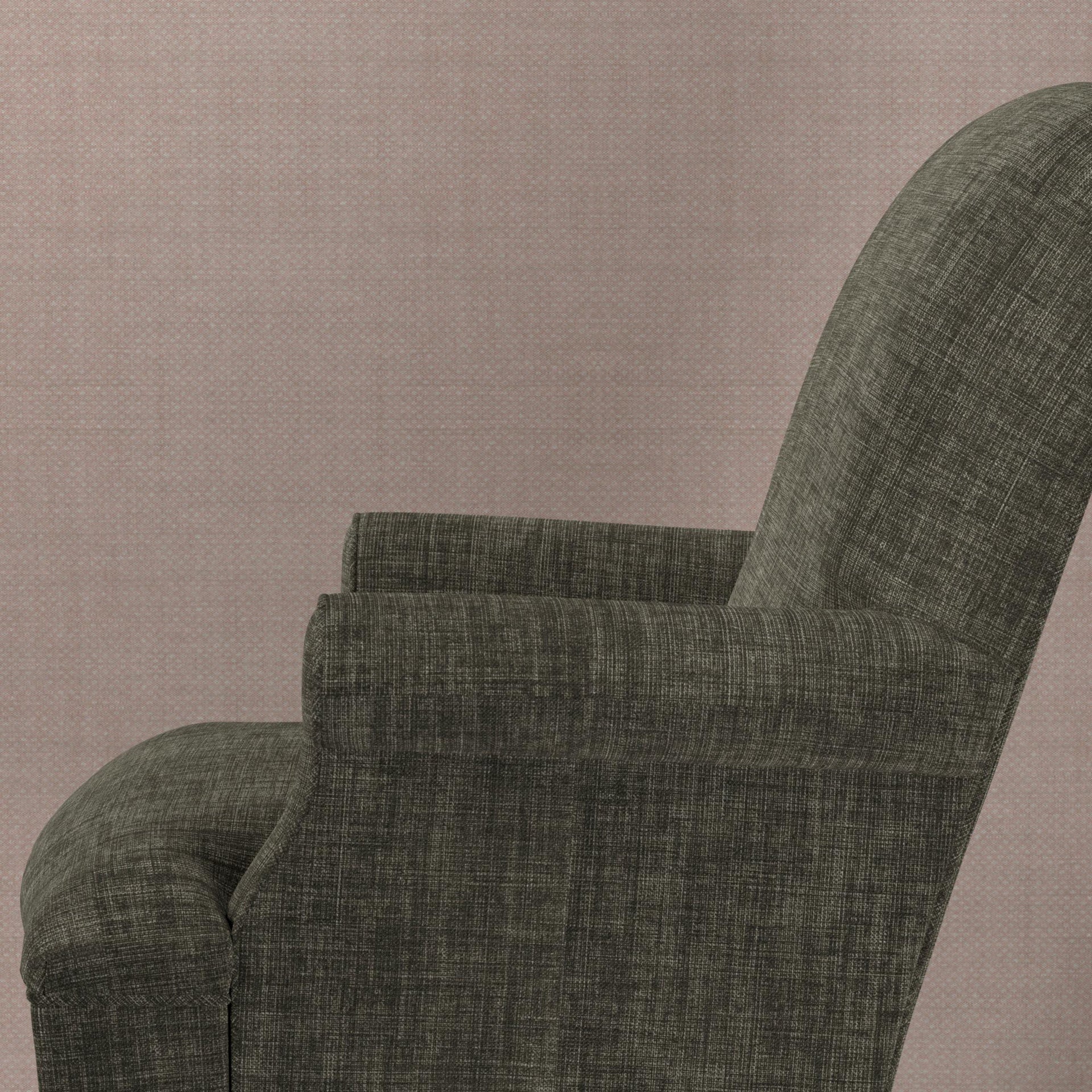 Plain Linen Fabric 041 - Downpipe