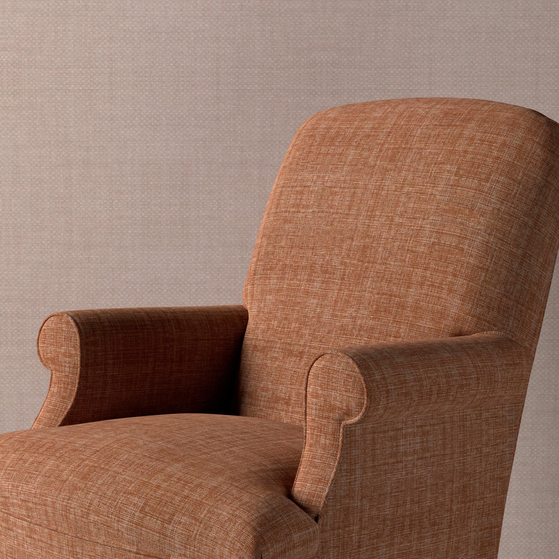 Plain Linen Fabric 045 - Mulligatawny