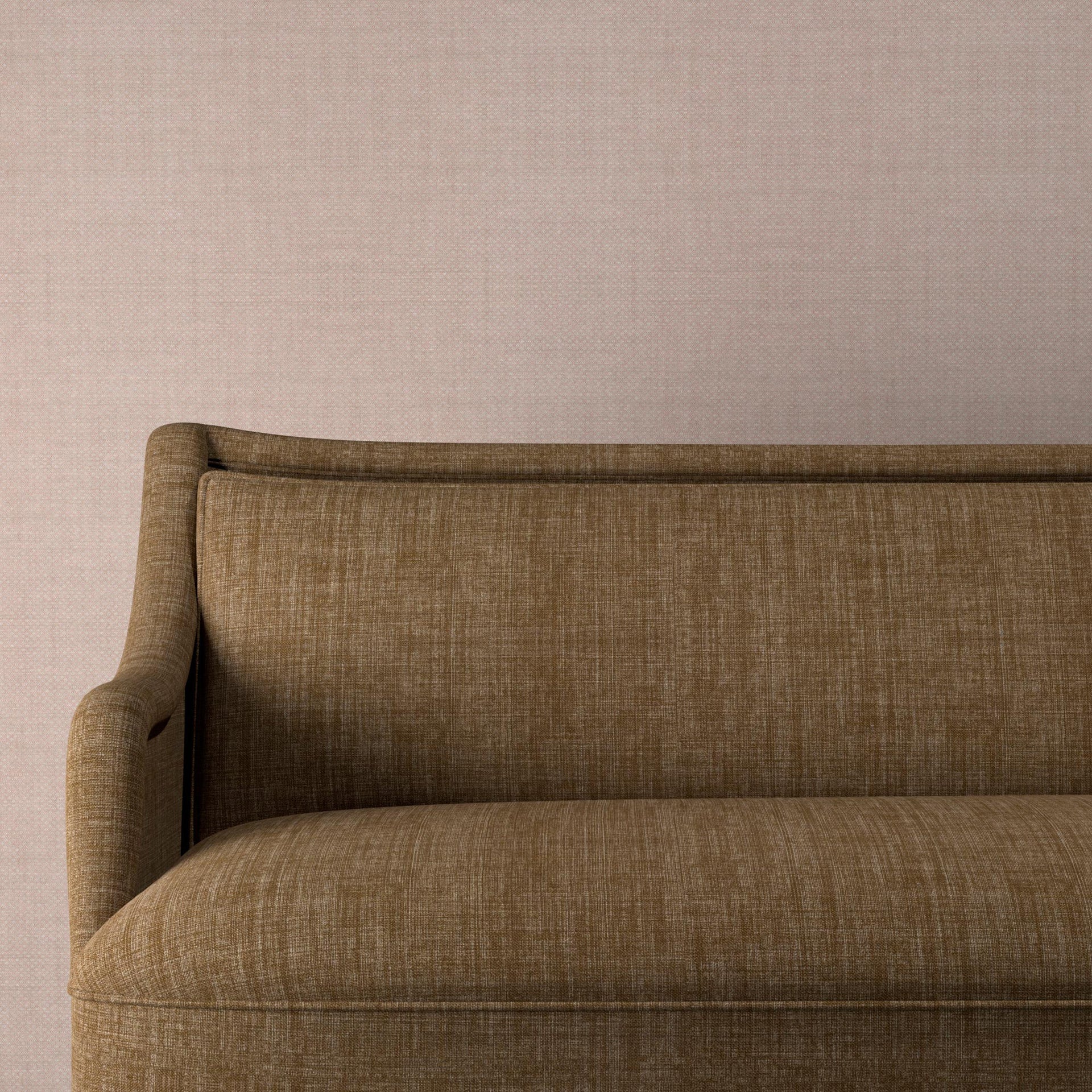 Plain Linen Fabric 047 - Carpet Green