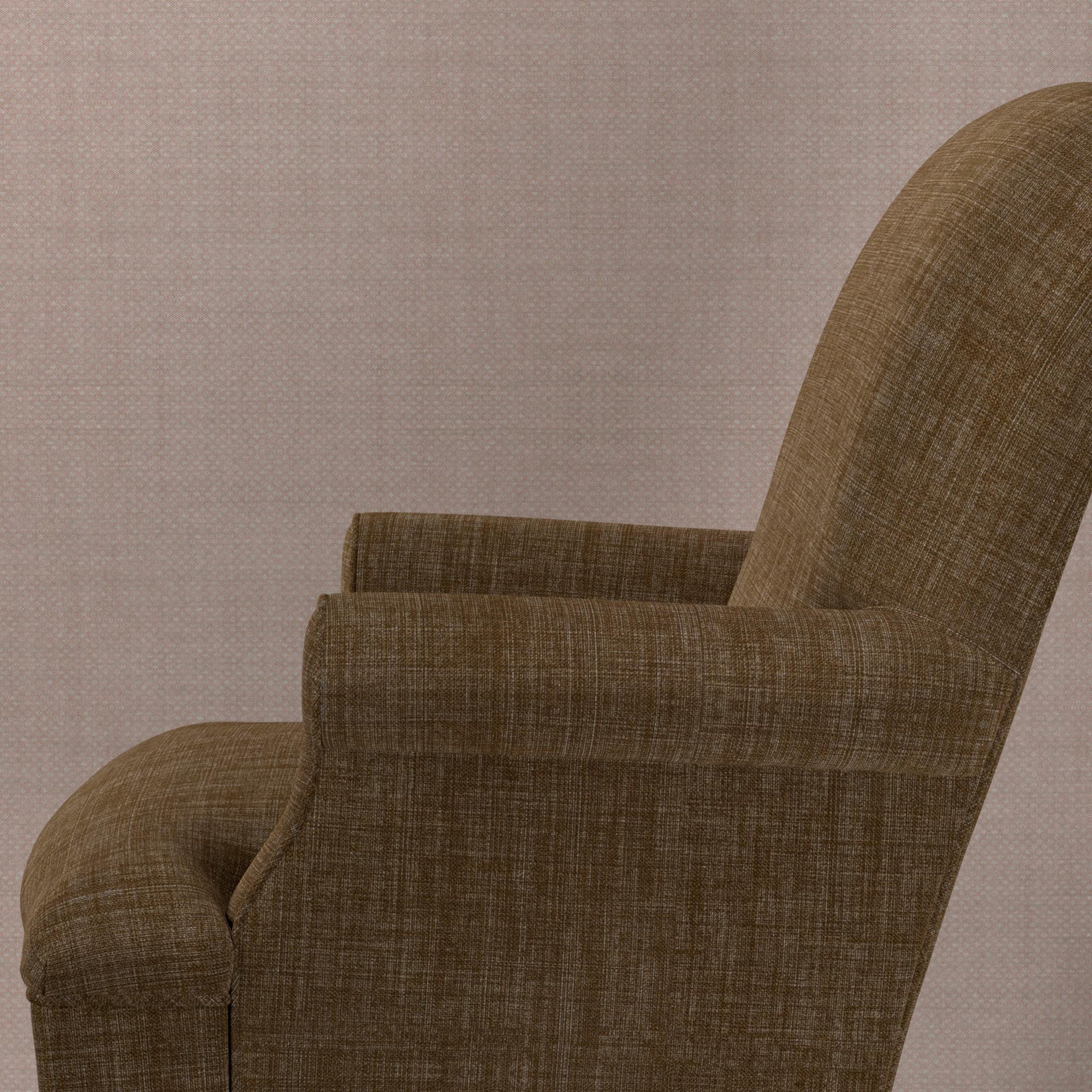 Plain Linen Fabric 047 - Carpet Green