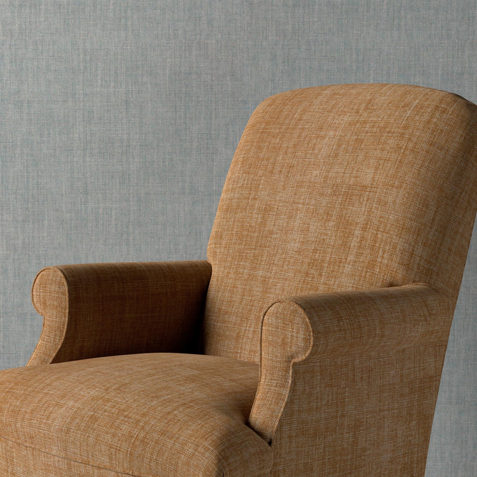 Plain Linen Fabric 049 - Marron Glace