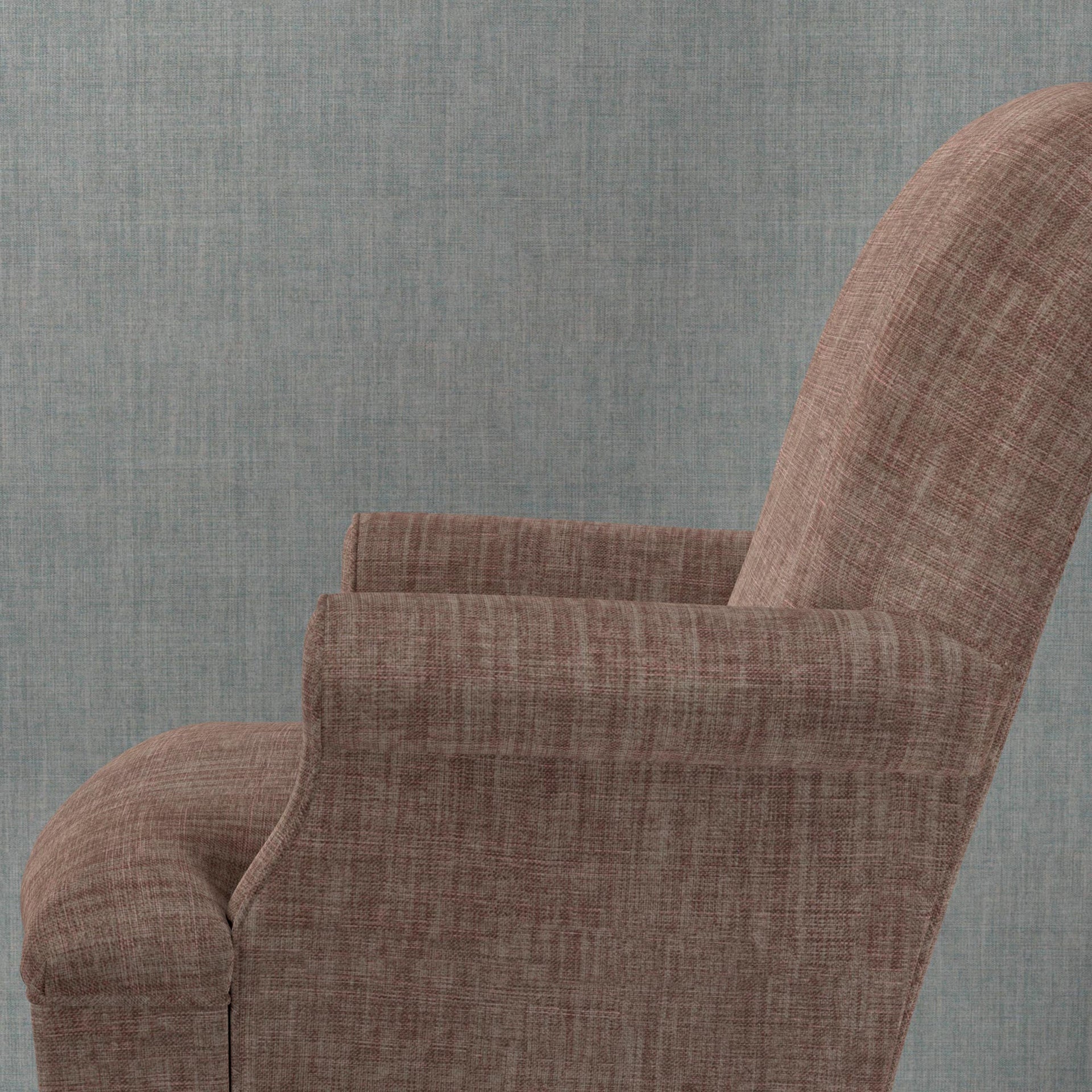Plain Linen Fabric 125 - Clay Slip