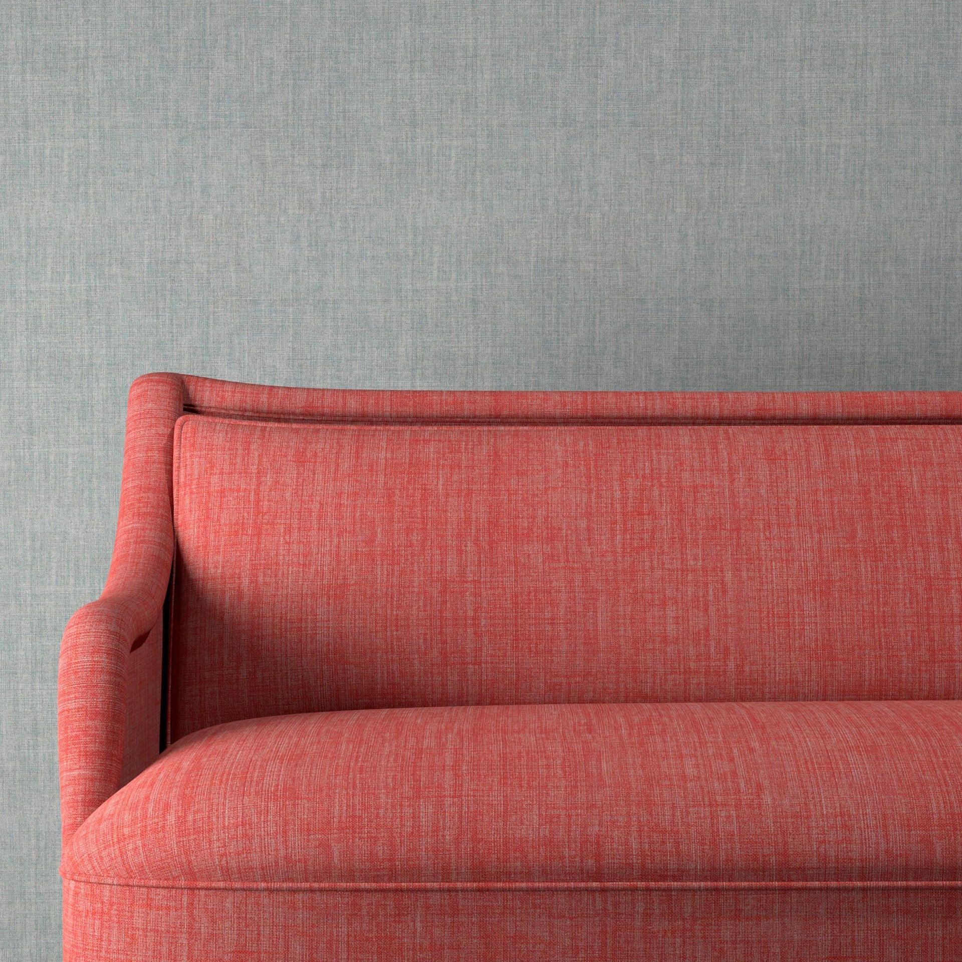 Plain Linen Fabric 006 - Tickled Pink