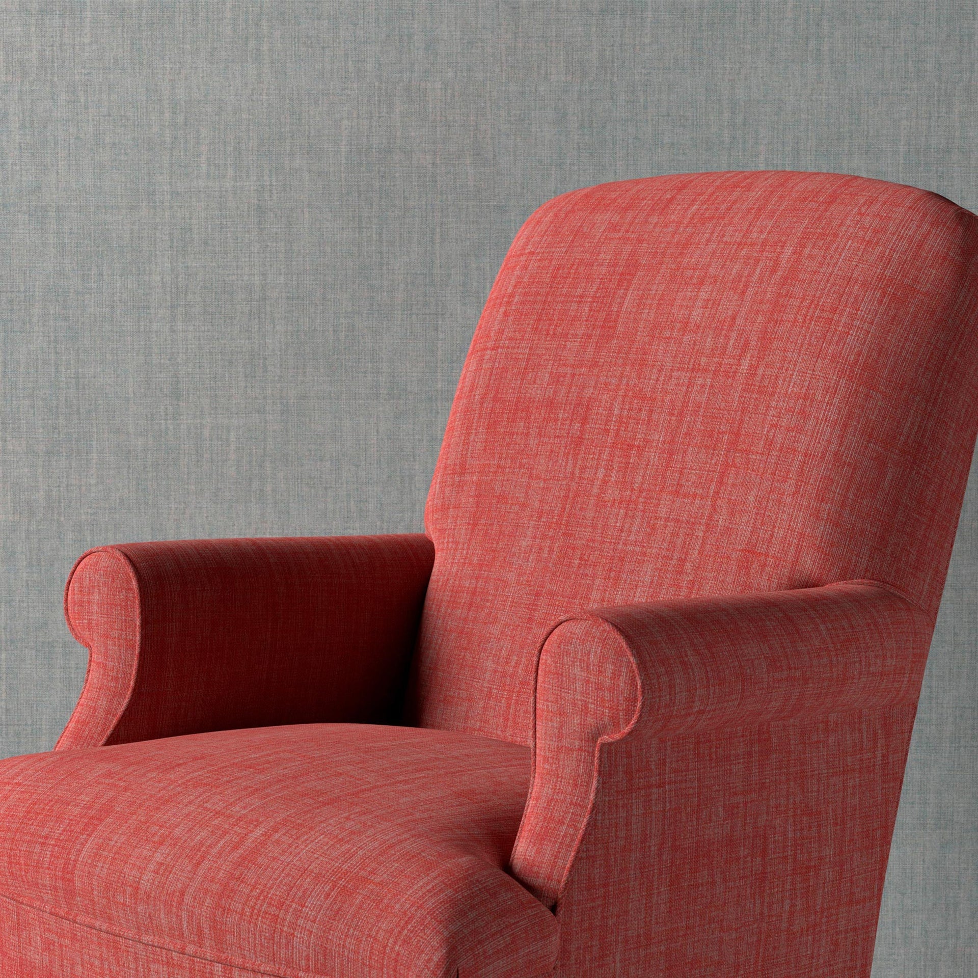 Plain Linen Fabric 006 - Tickled Pink