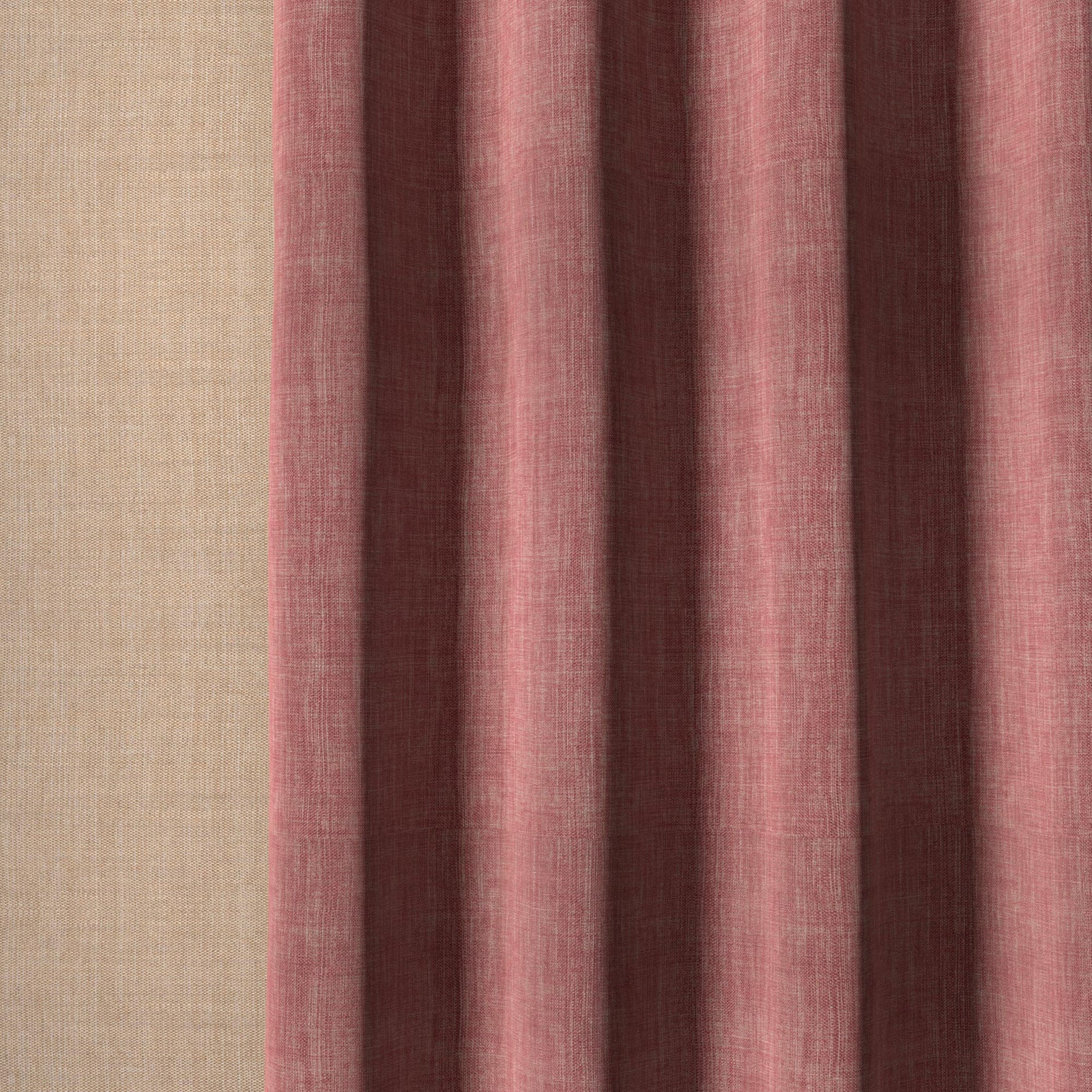 Plain Linen Fabric 008 - Pond Pink