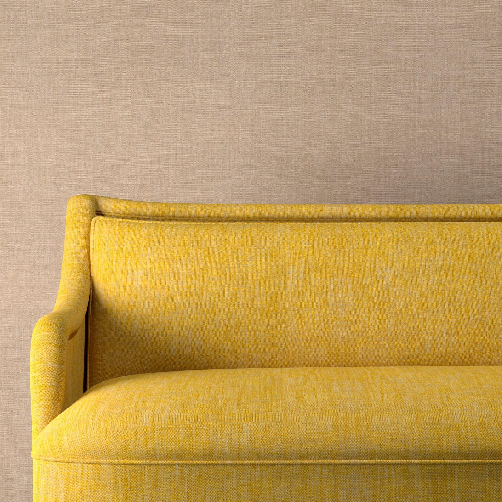 Plain Linen Fabric 013 - Chanterelle