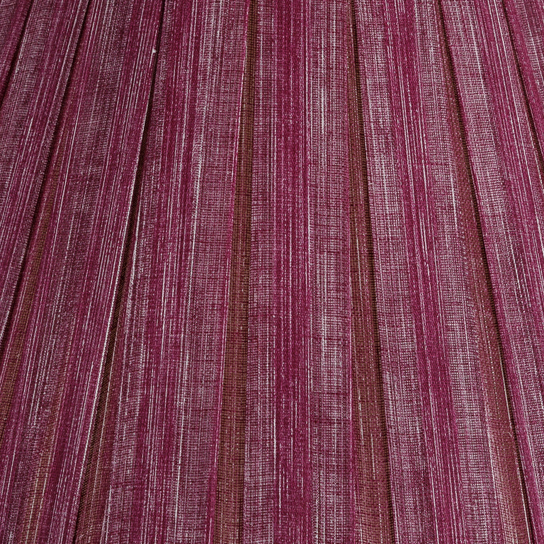 Round Box Pleat Lampshade in Back to the Fuchsia