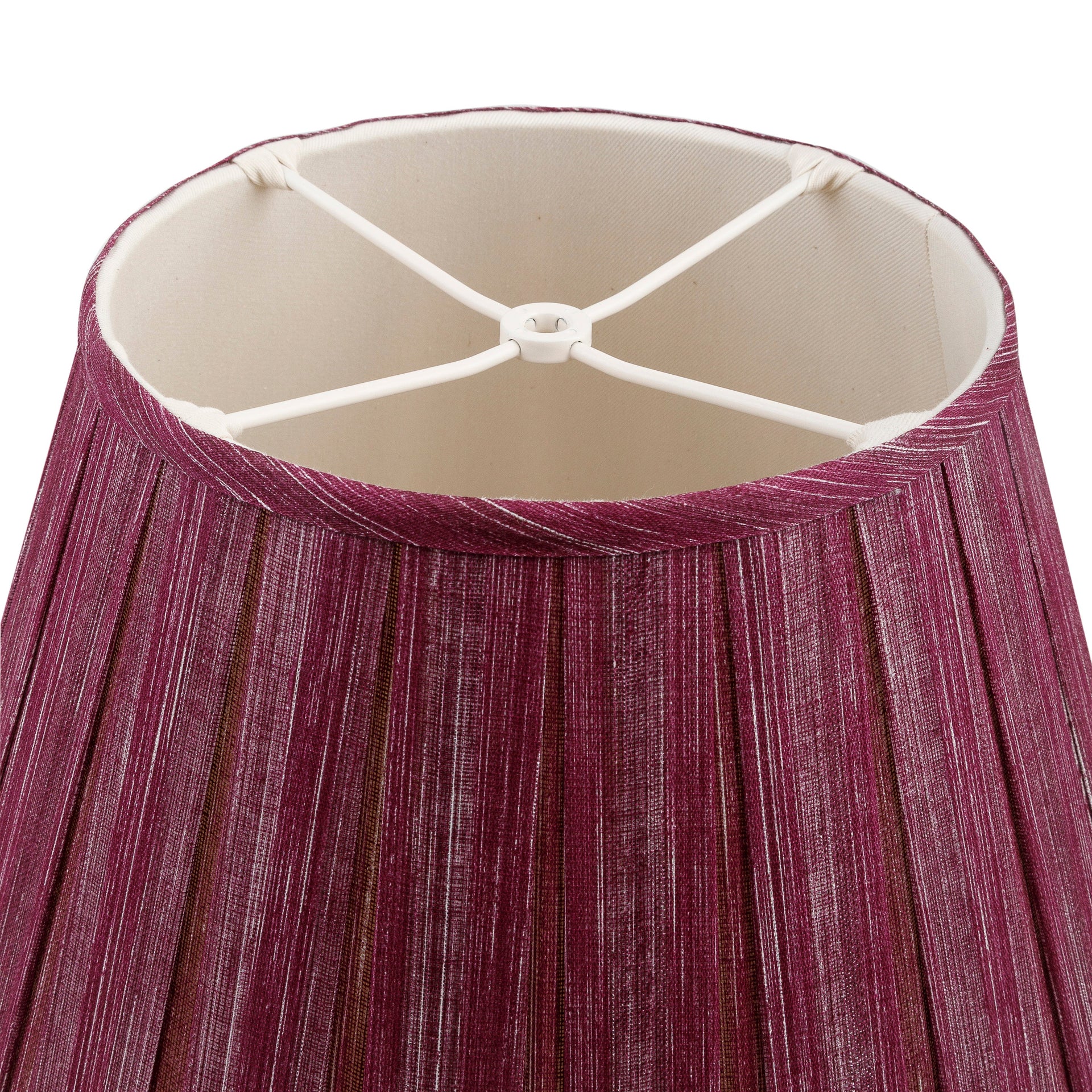 Round Box Pleat Lampshade in Back to the Fuchsia