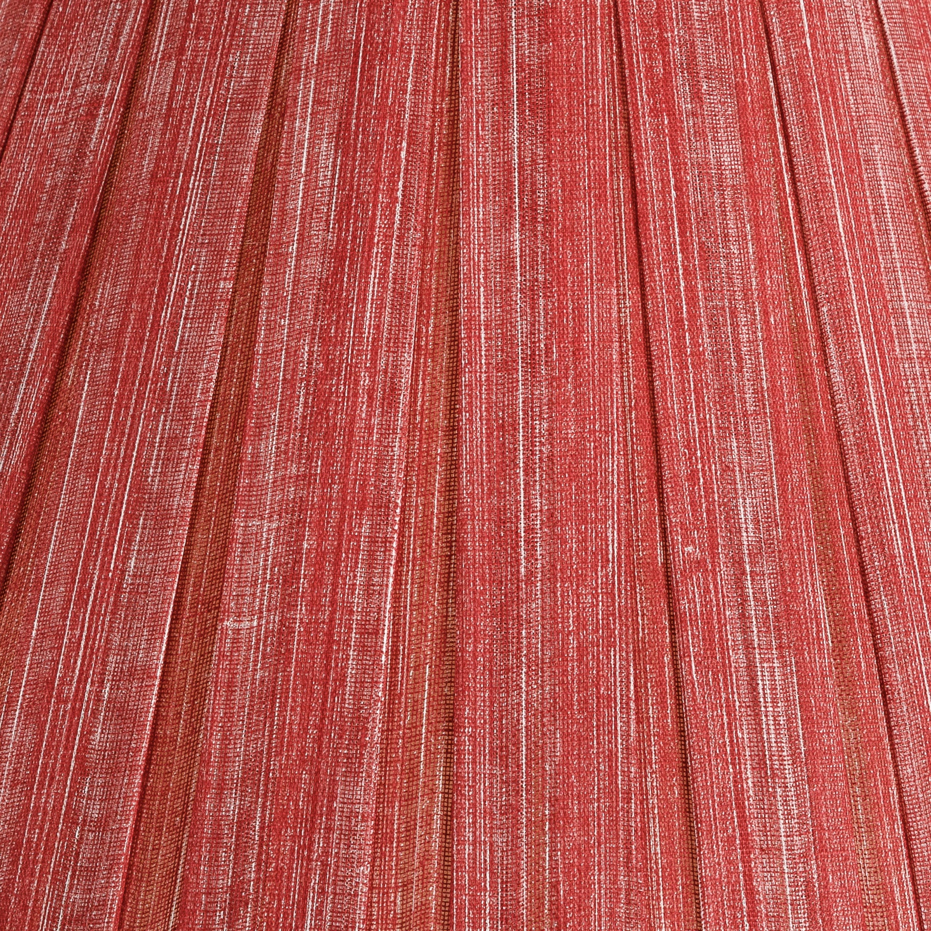 Round Box Pleat Lampshade in Carpet Slipper