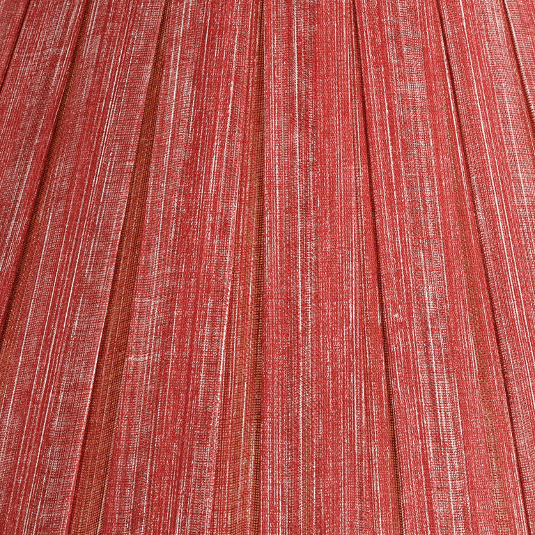 Round Box Pleat Lampshade in Carpet Slipper