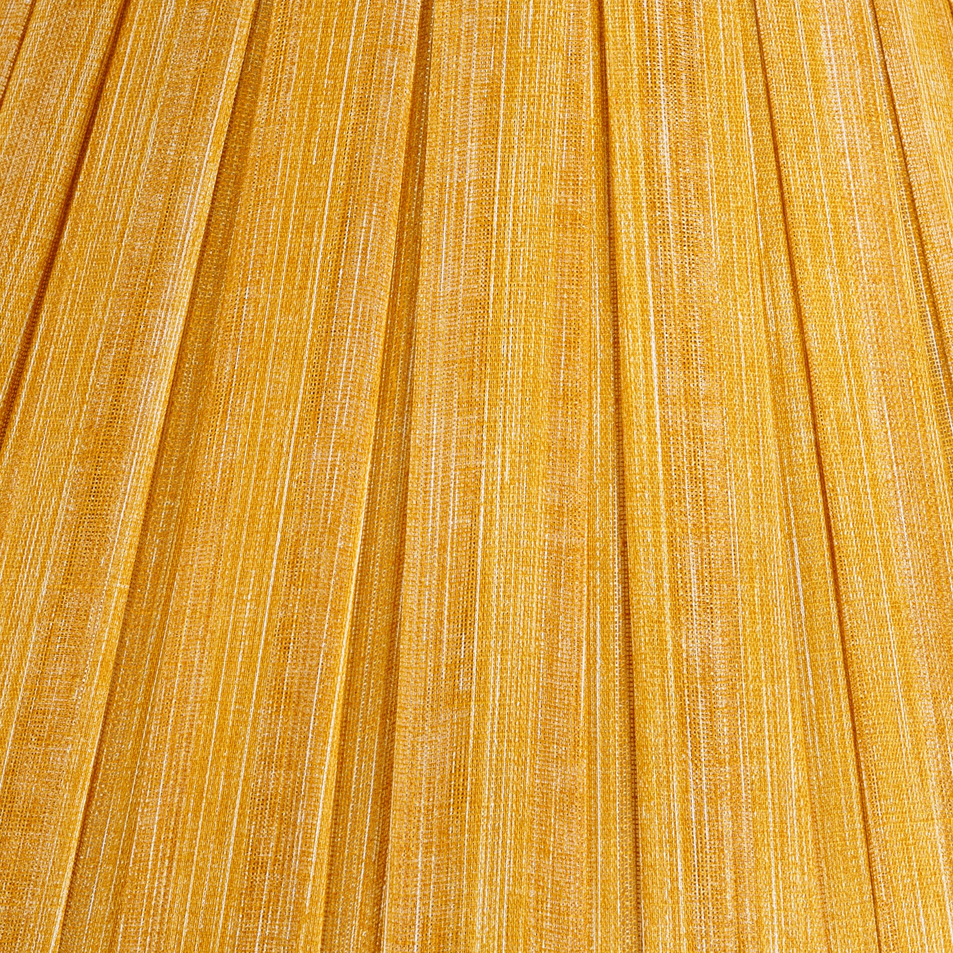 Round Box Pleat Lampshade in Club Yellow