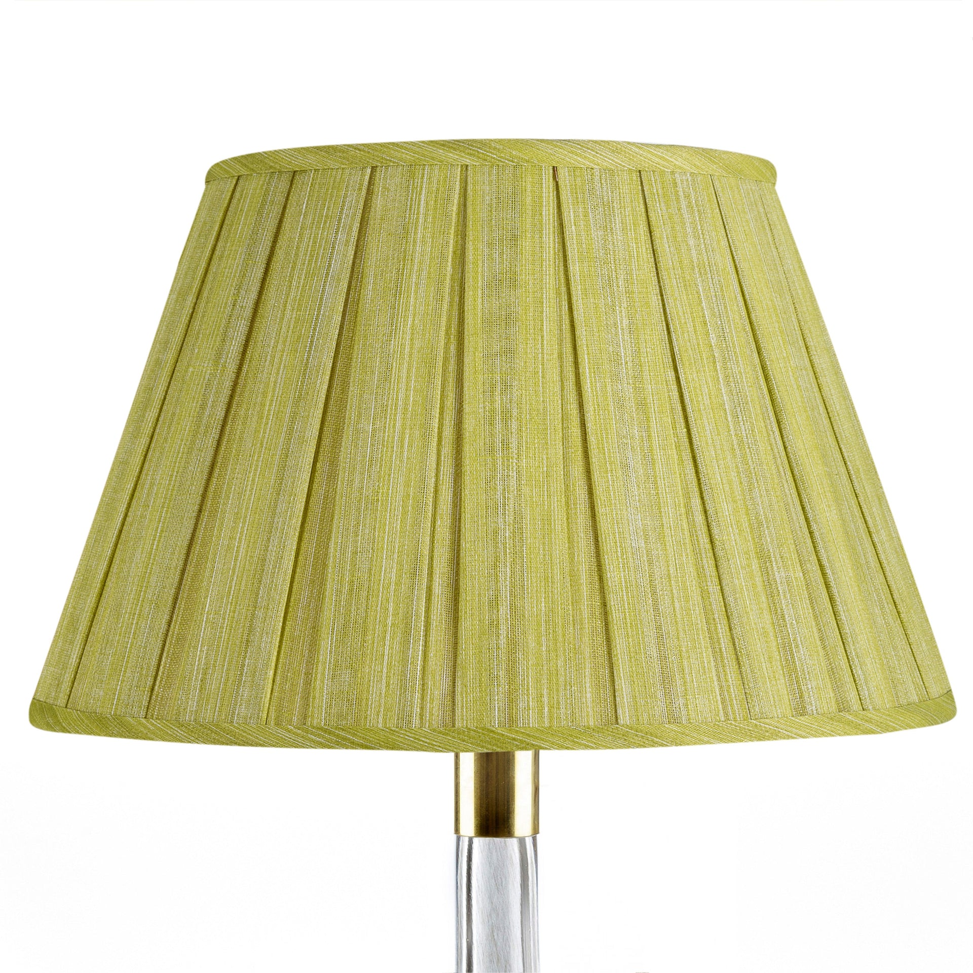 Round Box Pleat Lampshade in Euphorbia