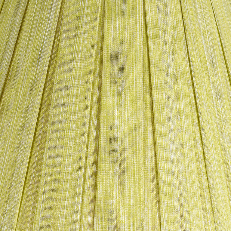 Round Box Pleat Lampshade in Euphorbia