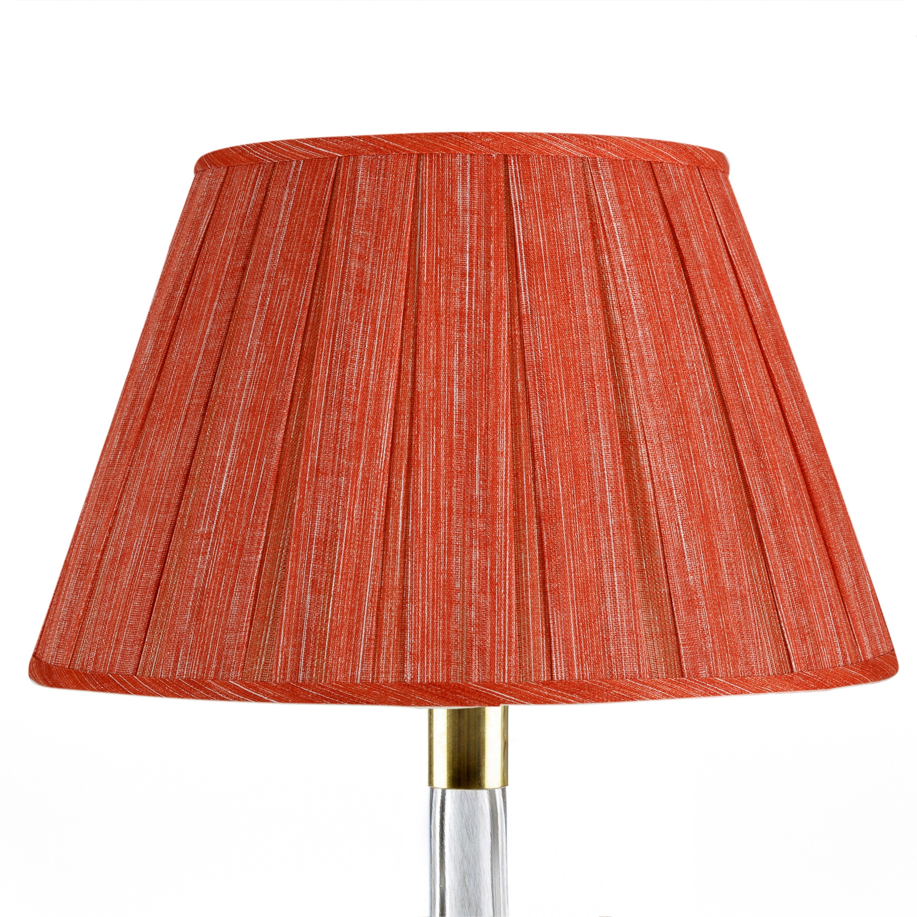 Round Box Pleat Lampshade in Fresco