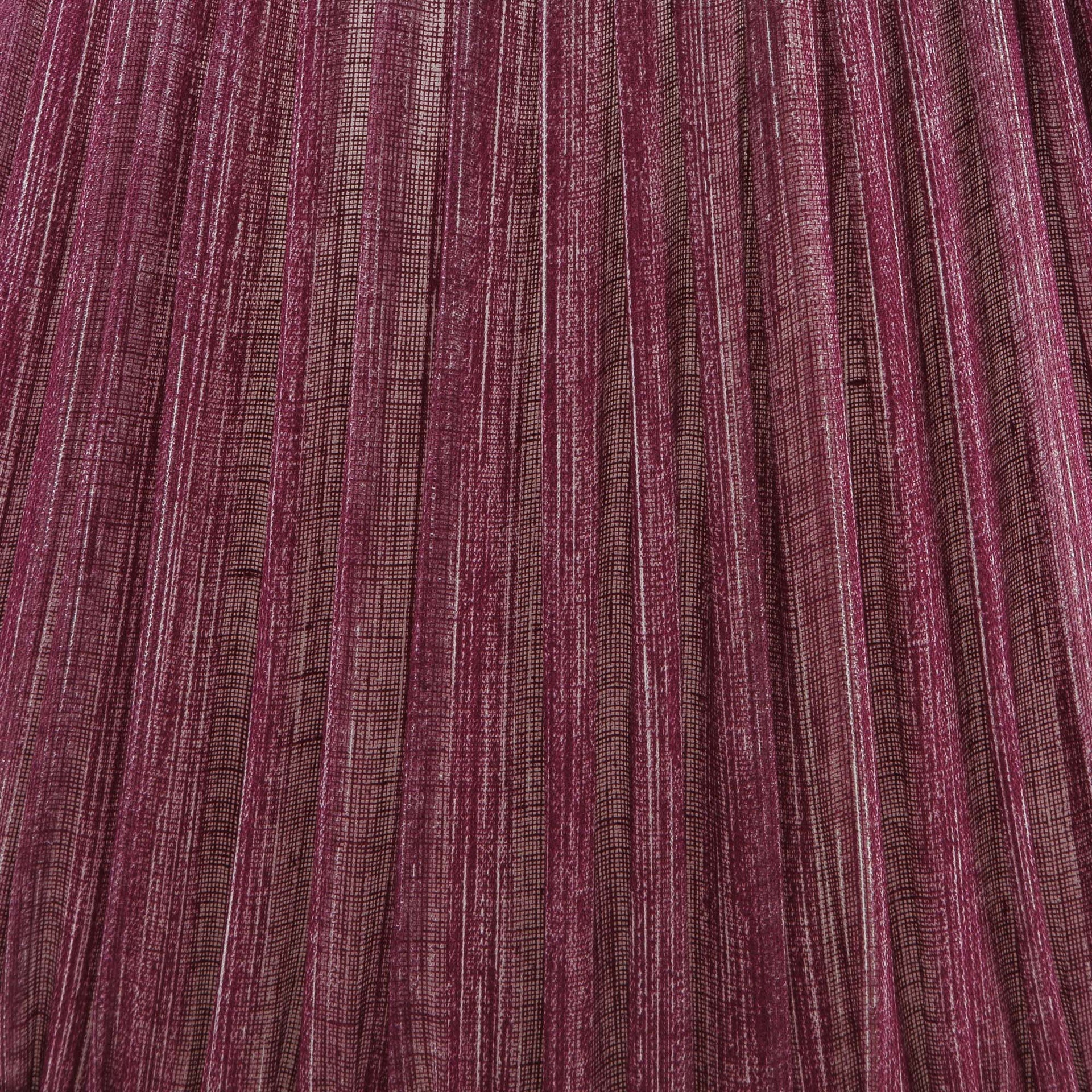 Round Gathered Lampshade in Back To The Fuchsia