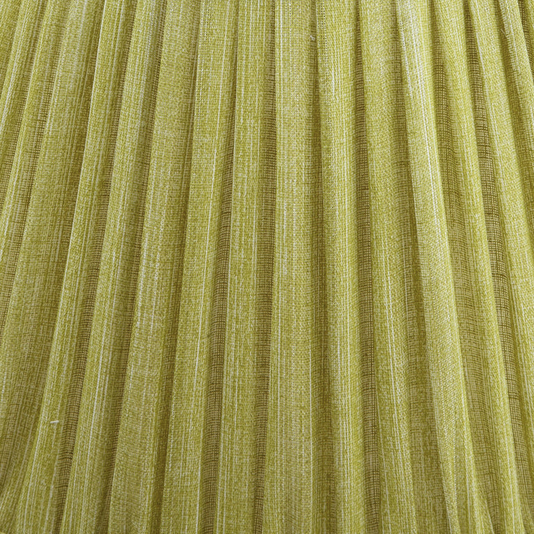 Round Gathered Lampshade in Euphorbia